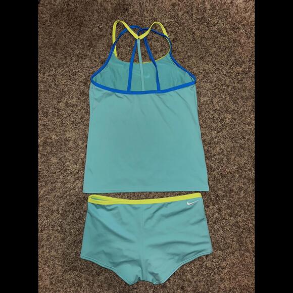 Nike Essential Big Kids' (Girls') T-Crossback Tankini Set - Picture 5 of 15